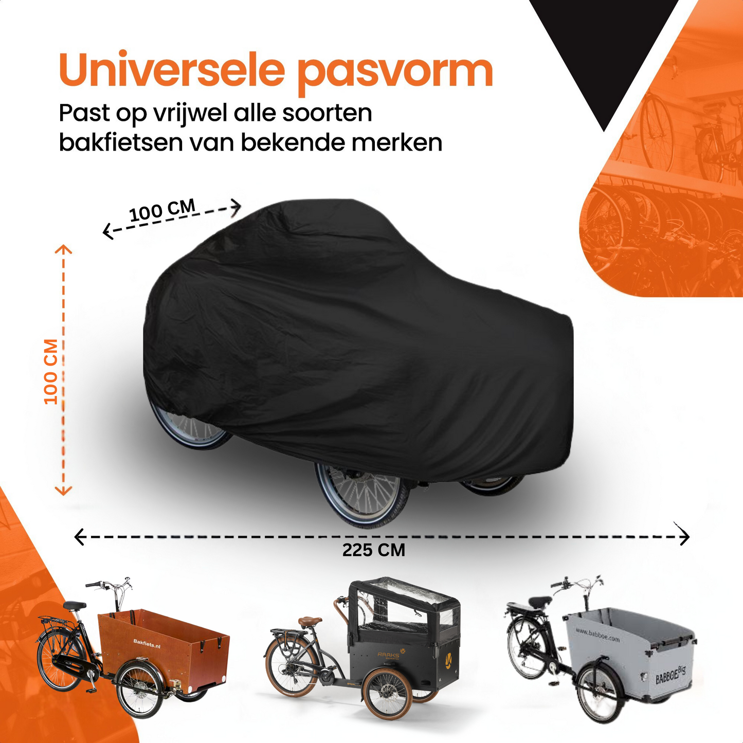 Bakfietshoes voor 3 wieler