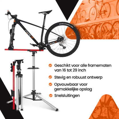 Professionele fiets montagestandaard