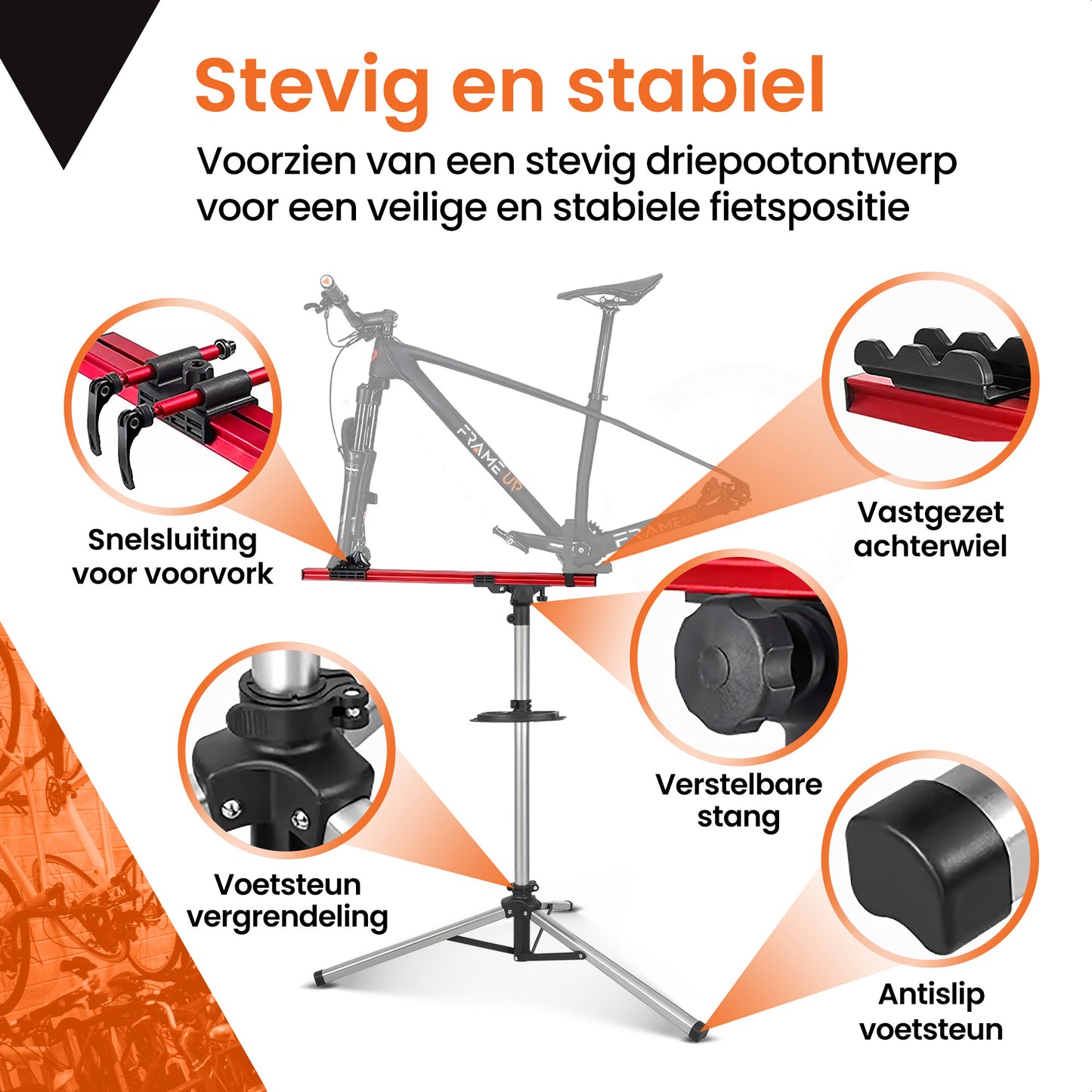 Professionele fiets montagestandaard
