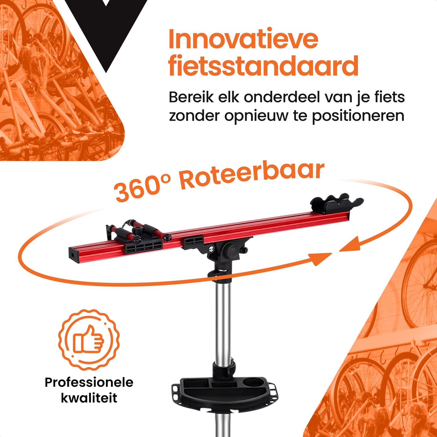 Professionele fiets montagestandaard
