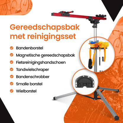 Professionele fiets montagestandaard