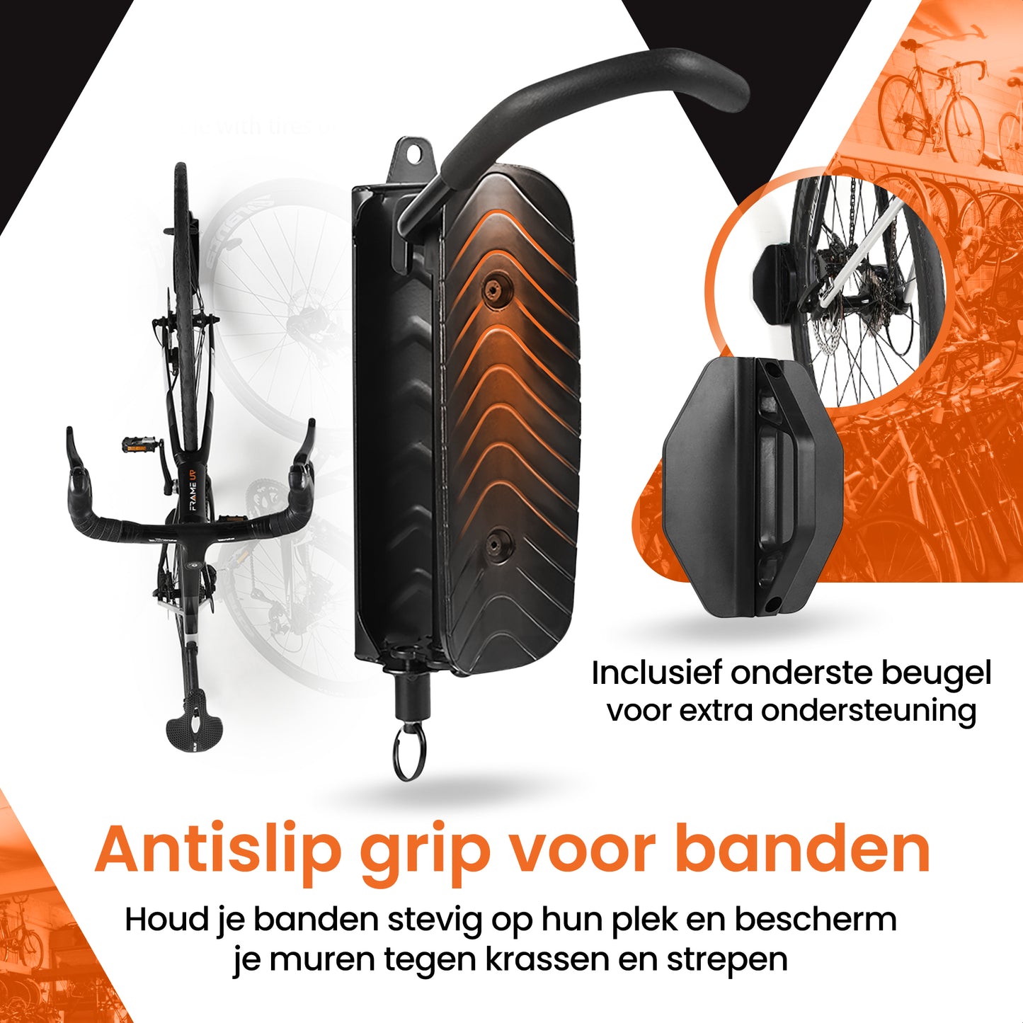 Fiets Ophangsysteem draaibaar voor 2 fietsen