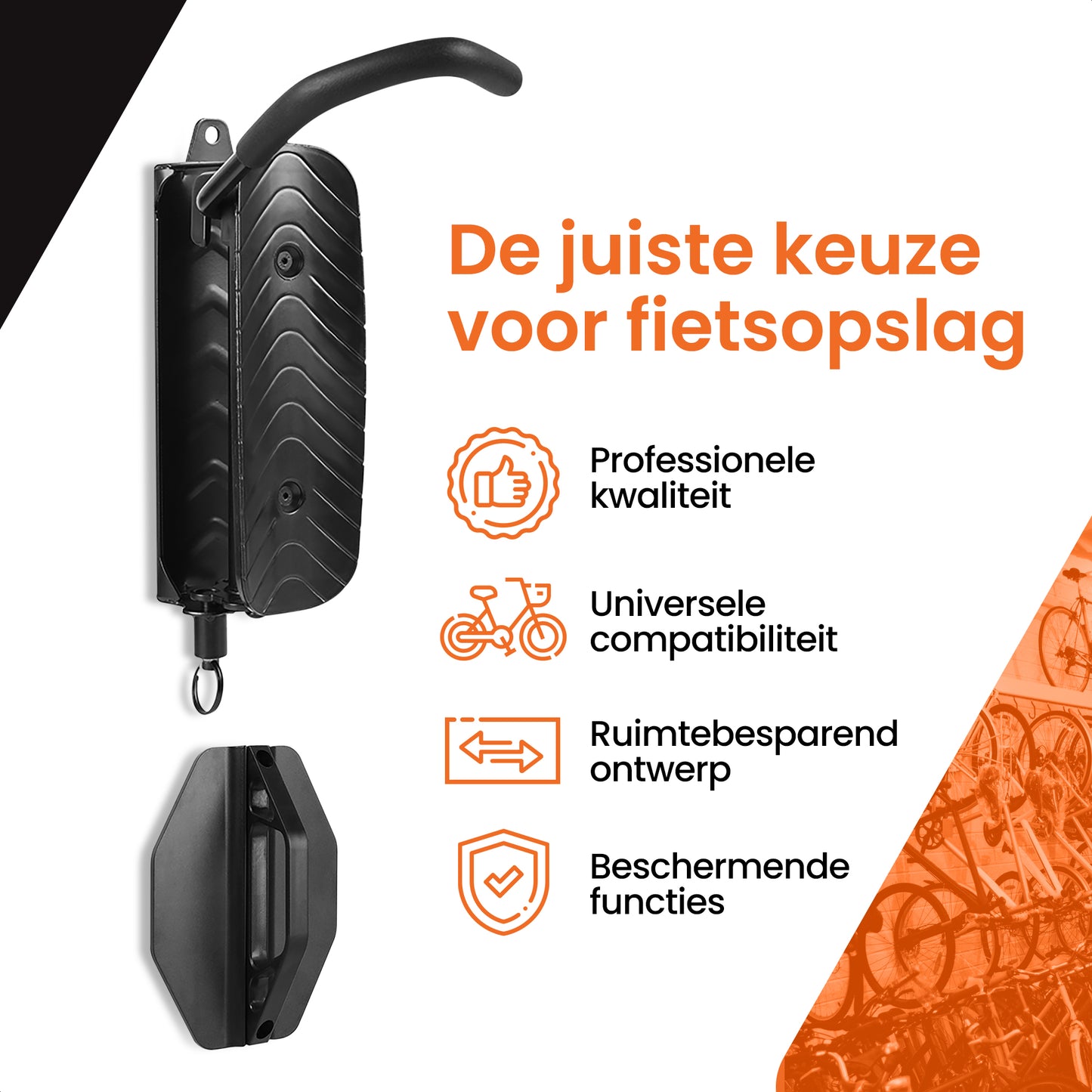 Fiets Ophangsysteem draaibaar voor 2 fietsen