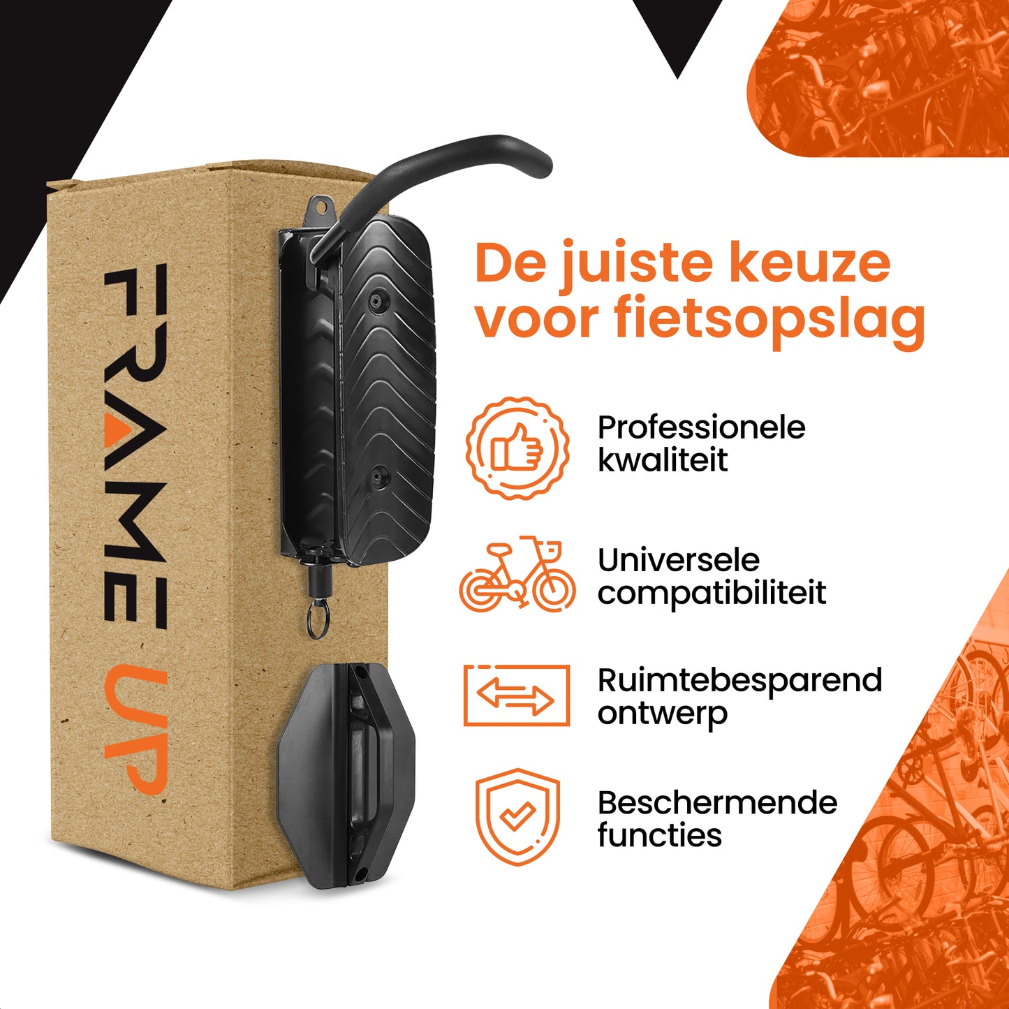 Fiets Ophangsysteem draaibaar voor 2 fietsen