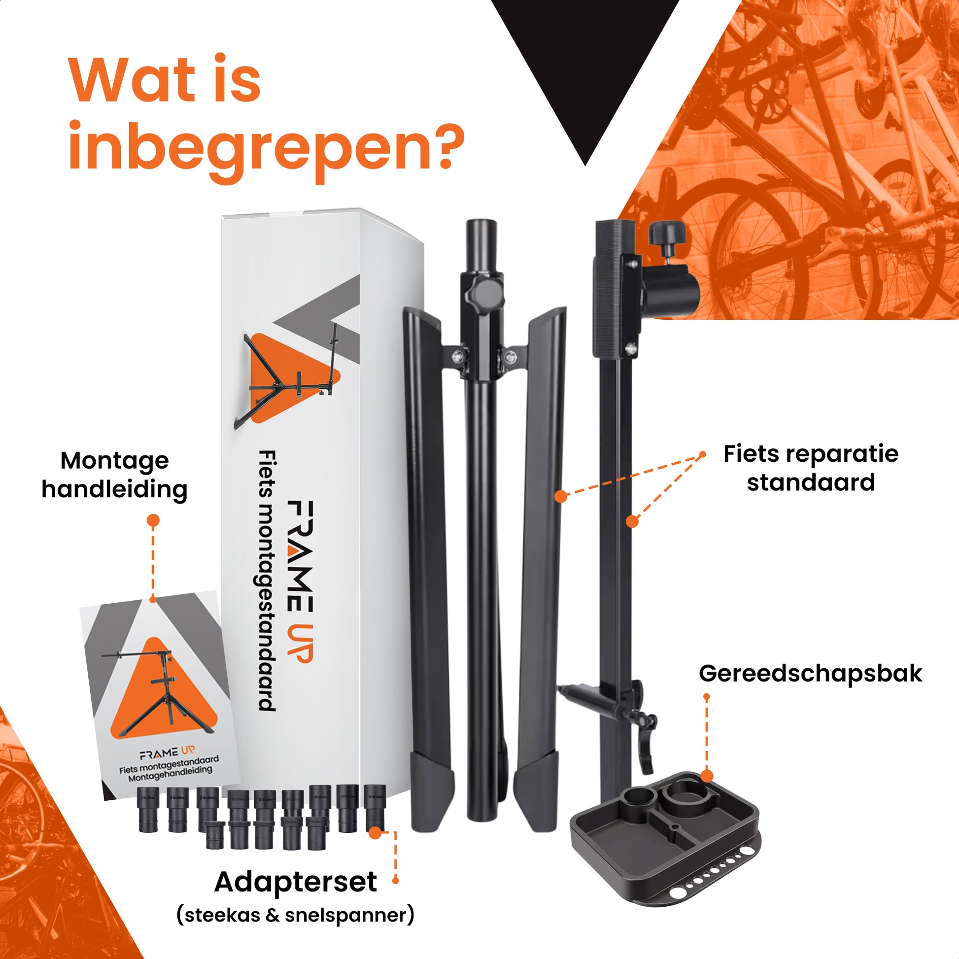 Decopatent® Fiets Opbergstandaard - Fiets Etalage Display Rek - Fiets Decopatent® Fiets Opbergstandaard - Fiets Etalage Display Rek - Fiets