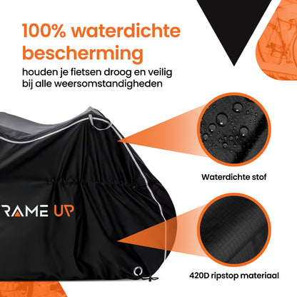 fietshoes voor 1 of 2 fietsen waterdicht