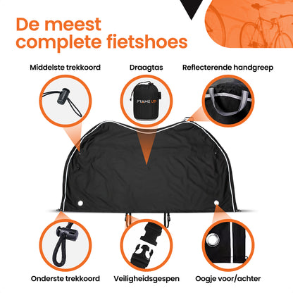 fietshoes voor 1 of 2 fietsen waterdicht