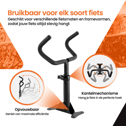 fiets ophangsysteem muurbeugel