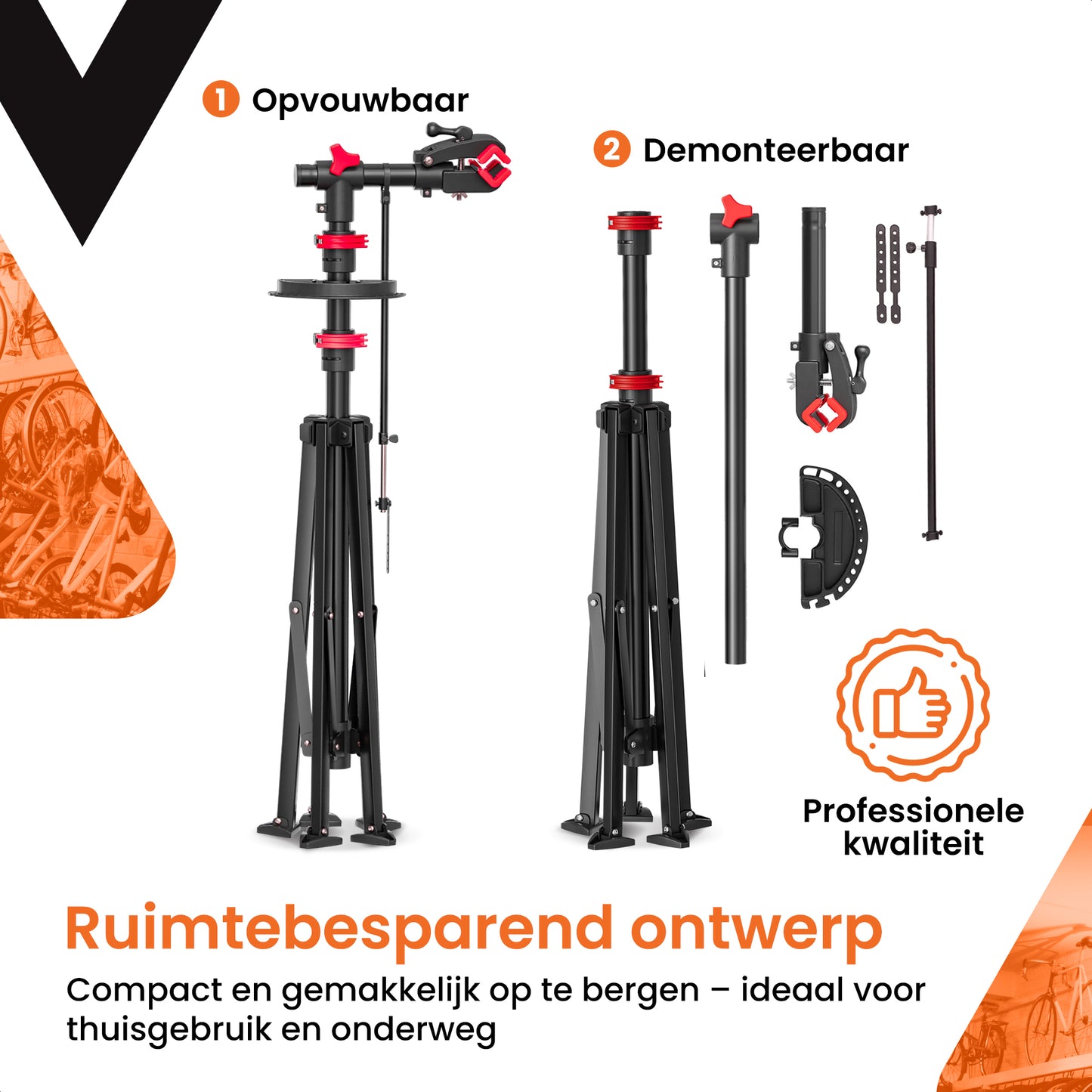 Fiets montagestandaard 5 poten