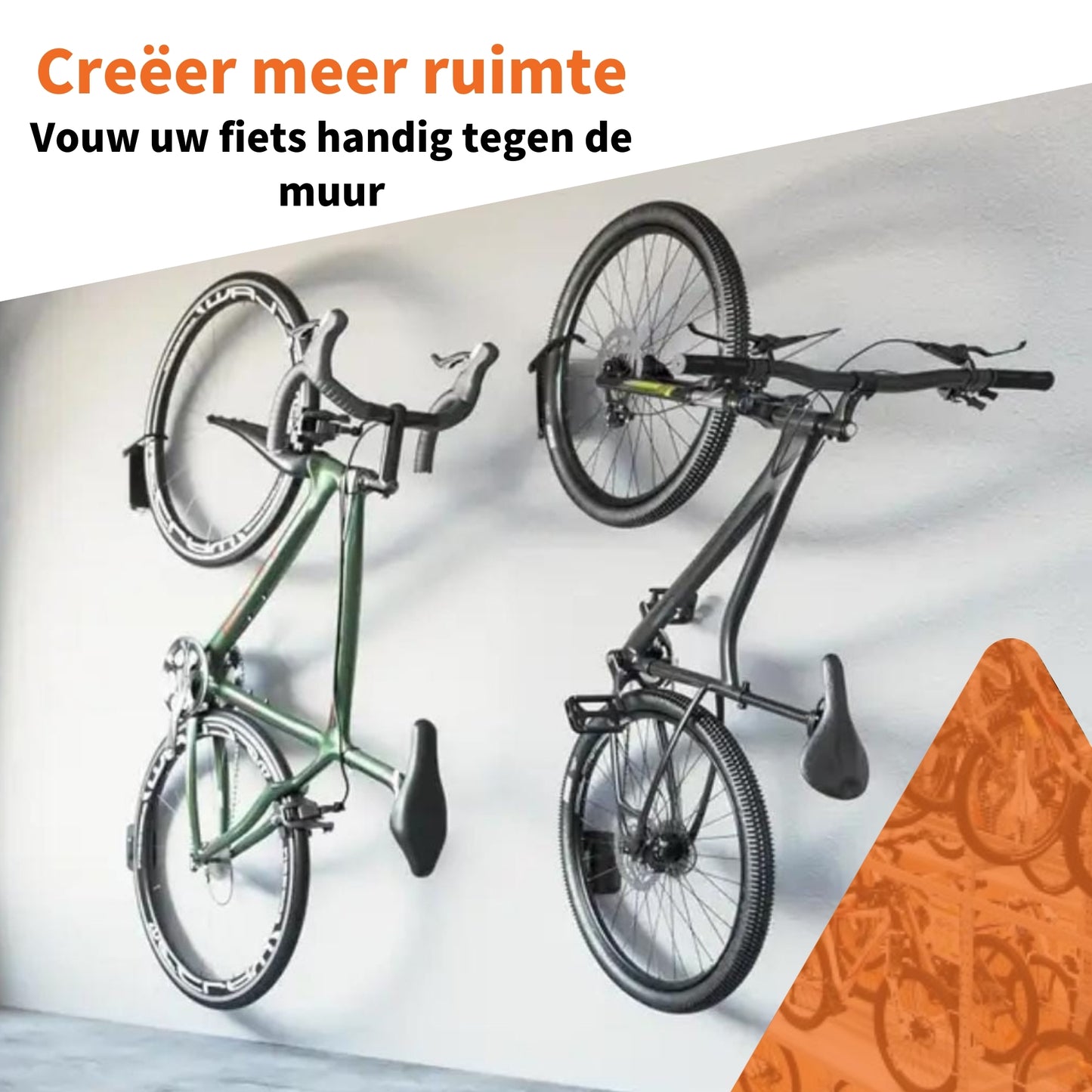 fiets ophangsysteem muurbeugel